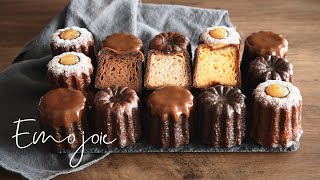 3 Kinds of Cannelé Recipes Orange Salted Caramel Vanilla  Emojoie [upl. by Inuat]