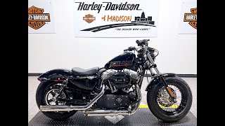 2013 Harley Davidson Sportster Forty Eight XL1200X 1246 Miles Vivid Black [upl. by Gherardi]