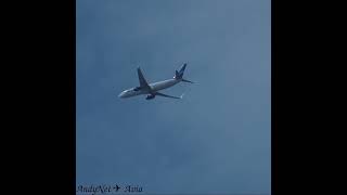 Boeing 7378Q8 Yakutia Airlines RA73260 departure from Vnukovo VKOUUWW 25062024 [upl. by Avid]