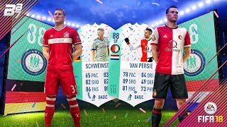 FUT BITHDAY SBCS UNLOCKED 88 VAN PERSIE AND 88 SCHWEINSTEIGER  FIFA 18 ULTIMATE TEAM [upl. by Lynnea]