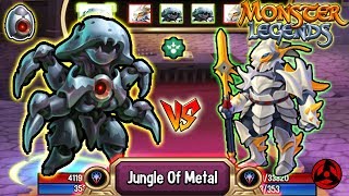 🔴Monster Legends ZIZANIA level 130 vs WYRMLAD 130 🔥 Synthetic invasion maze [upl. by Vallo]