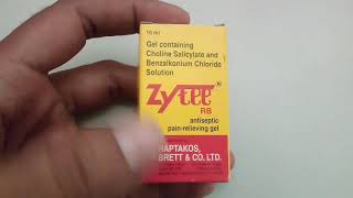 Zytee gel review mouth ulcers benefits side effects how to use review in Hindi [upl. by Lledyl]