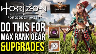 Horizon Forbidden West  Do This For MAX Level Gear amp Upgrades  Horizon Forbidden West Tips [upl. by Kinghorn]