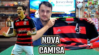 NOVA CAMISA DO FLAMENGO 20242025 I UNBOXING E DETALHES [upl. by Hynes]