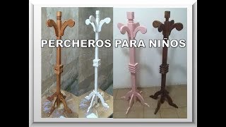 PERCHEROS PARA NIÑOS DE MADERA [upl. by Burl]