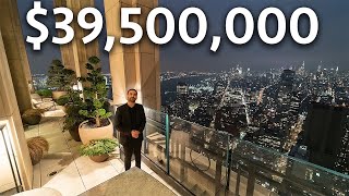 Inside a 39500000 New York City PENTHOUSE with Amazing City Views [upl. by Landing]