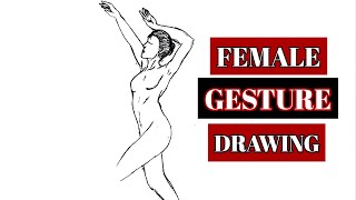 How to draw gesture poses  Human figures for beginners [upl. by Llegna400]