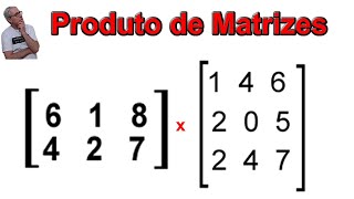 GRINGS  Produto de Matrizes ou Multiplicação de Matrizes  Aula 3 [upl. by Ayotac]