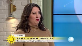 Börshajen Så gör du en hållbar årsbudget – och håller den  Nyhetsmorgon TV4 [upl. by Martz]