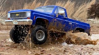 110 Scale RC Car  RC4WD CHEVROLET K10 SCOTTSDALE Offroad Driving 4 [upl. by Haran322]