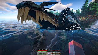 Adult Gargantuan Leviathan in Minecraft [upl. by Ellehcam]