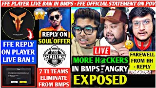 FFE Reply on Live BAN🚫 Akop on SouL OFFER🤯 7 T1 Teams ELIMINATE😲 Jonathan amp Goldy Bhai on HCKERS 😱 [upl. by Steinke]