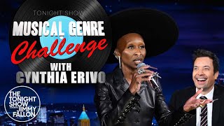 Cynthia Erivo Sings quotThe Sound of Musicquot as RampB Pop in a Broadway Edition of Musical Genre Challenge [upl. by Rustin]