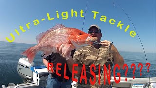 Jacksonville Red Snapper EPIC ultralightquot Fishing [upl. by Thomey]