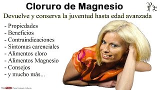 Cloruro de magnesio Beneficios propiedades y contraindicaciones del cloruro de magnesio [upl. by Matrona]