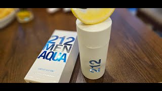 Carolina Herrera 212 Men Aqua Fragrance Review 2017 [upl. by Teresina329]