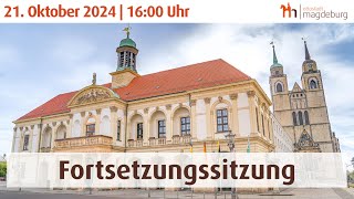 Stadtratssitzung vom 21 Oktober 2024 Fortsetzung [upl. by Norud]