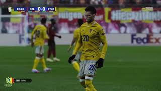 Belgium vs Romania Highlights  EURO 2024  eFootball PES 2021 [upl. by Daphne]