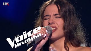 Dinela Kazalac quotStone Coldquot  Audicija 5  The Voice Hrvatska  Sezona 4 [upl. by Forcier]