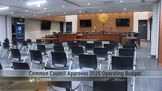 La Crosse Common Council approves 2025 operating budget [upl. by Celio]