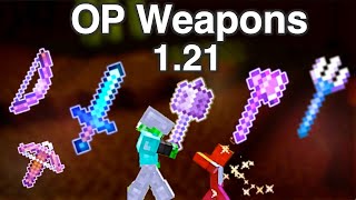 ULTIMATE Minecraft Weapons Guide 121 Sword Axe Trident Bow Crossbow and Mace  PVP Weapons [upl. by Dressler]