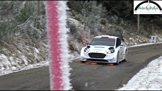 TESTS PRE RALLYE MONTE CARLO 2019  SUNINEN amp EVANS  ATTACK amp FIRE By ArdechoRallye [upl. by Us]