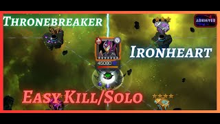 MCOC  Ironheart  Easy Solo Cheese option  ThroneBreaker EQ [upl. by Udele654]