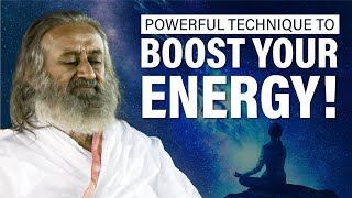 Guided Meditation To Boost Your Energy  Gurudev [upl. by Screens]