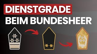 Die Dienstgrade beim Bundesheer Einfach erklärt von Plakos [upl. by Brackely]