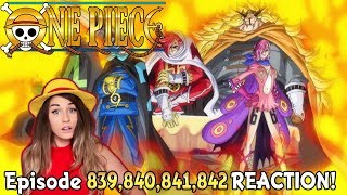 THE POWER OF GERMA 66 One Piece Episode 839 840 841 842 REACTION [upl. by Middleton]