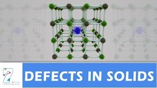 DEFECTS IN SOLIDS [upl. by Yhcir]