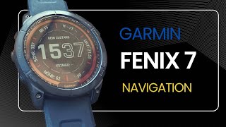 Garmin Fenix 7 Navigation deutsch [upl. by Nilauqcaj802]