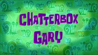 SpongeBob SquarePants Chatterbox GaryDont Feed the Clowns  Title cards Czech [upl. by Areid]