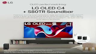 Review LG S80TR 513ch Dolby Atmos Soundbar  Wireless Subwoofer amp Rear Speakers 2024 Model [upl. by Aerbua]