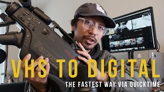 How to Convert VHS or Hi8 Tapes to Digital with QuickTime [upl. by Tanhya656]