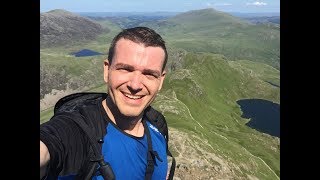 Crib Goch Snowdon  Complete Route [upl. by Euhc]