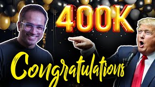 400k Celebration  arifhussain [upl. by Eidde]