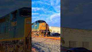 CSX 7883 amp 362 in Hoopeston Illinois [upl. by Anawit440]