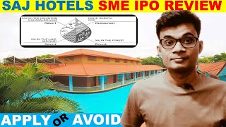 Saj hotels ipo review [upl. by Enaujed]