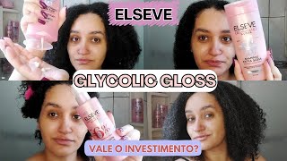 ROTINA CAPILAR COM ELSEVE GLYCOLIC GLOSS NO CABELO CRESPO [upl. by Ilke]