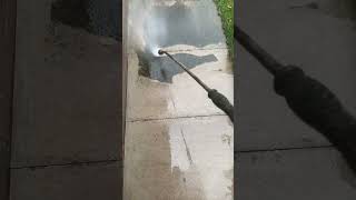 Removal of dirt and grime  satisfyingpressurewashing youtube [upl. by Ahsinoj]