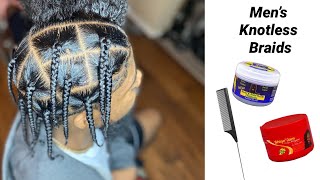 Men’s box braids Beginner Friendlymensboxbraids mensbraids [upl. by Suhploda]