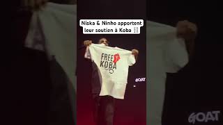 Niska amp Ninho apportent leur soutien à Koba ⛓️ [upl. by Donnamarie]