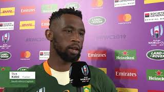 Siya Kolisi Interview after defeat to New Zealand [upl. by Laurella]