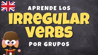 APRENDE LOS IRREGULAR VERBS POR GRUPOS ¡SUPERÚTIL  INGLÉS PARA NIÑOS CON MRPEAENGLISH FOR KIDS [upl. by Ajnat]