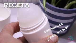 Aprende a hacer un DESODORANTE ROLLON CASERO NATURAL  Cosmética Natural en casa [upl. by Assirak]