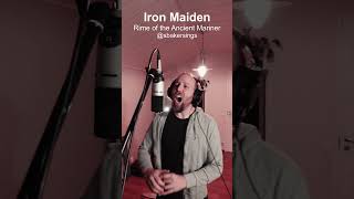 IronMaiden TheRimeoftheAncientMariner One take no edits metal singer powerslave [upl. by Maltzman]