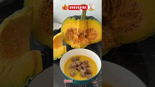 Cooking awesome PUMPKIN SOUP🤤🍵👌 cookingchannel pumpkin pumpkinrecipe healthy healthyfood [upl. by Niac57]