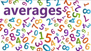 Averages  Everything you need to know about finding the mean median ans mode for the maths GCSE [upl. by Giarla]