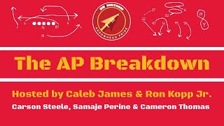 AP Breakdown  Carson Steele Samaje Perine amp Cameron Thomas coming on for Chiefs [upl. by Enneirb702]